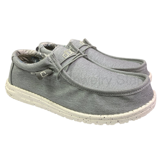 Hey Dude Men's Wally Stretch, Canvas Lightweight Moc-Toe Slip-Ons - image 2