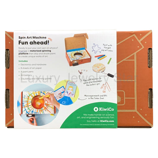 KiwiCo Build-it-Yourself Motorized Spin Art Machine, For Ages 9 and Up - image 2