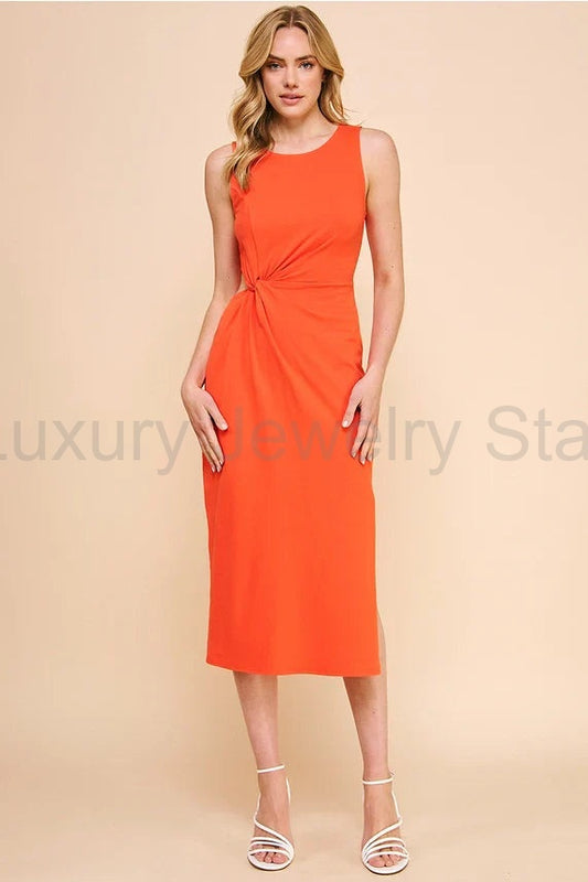 Quinn Side Twist Cut-Out Dress - image 2