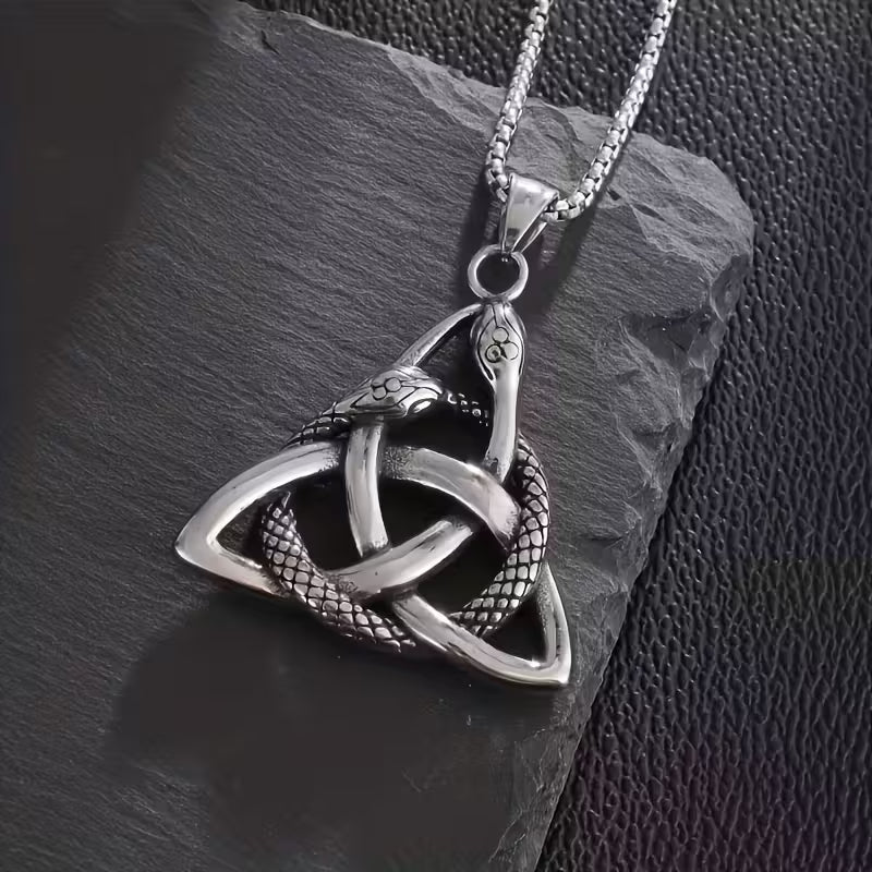 Trinity Snake Necklace