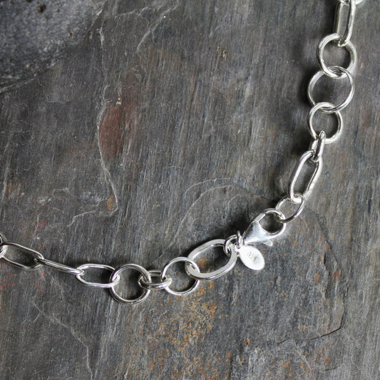 Luxe Sterling Silver Random Link Chain Necklace | Handmade | Ready to Ship - image 2