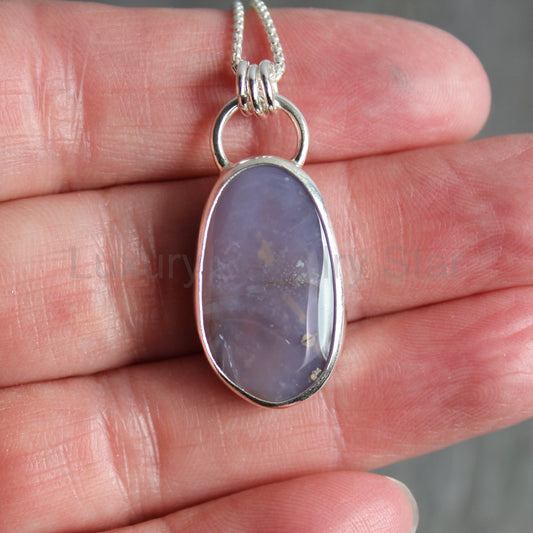 Oregon Holley Blue Pendant Necklace | Pacific Northwest Gemstone - image 2