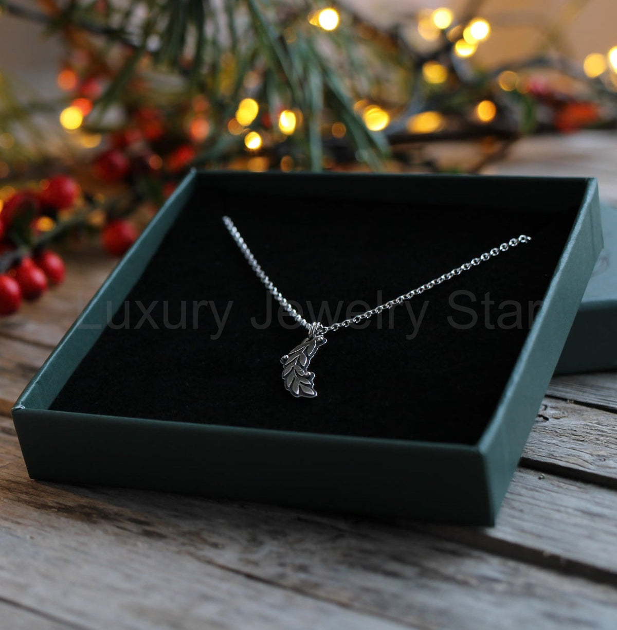 Layered Leaf Necklace