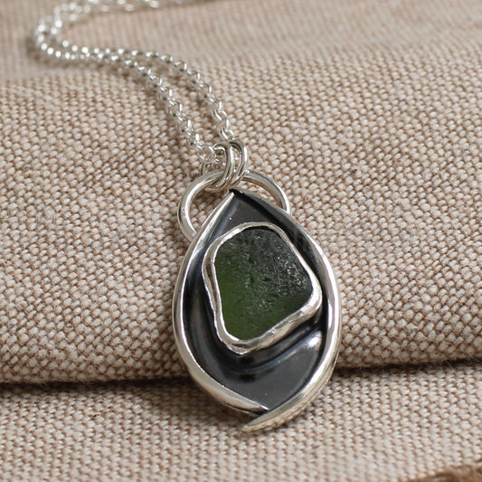 Sea glass pendant - Limited Edition - image 2