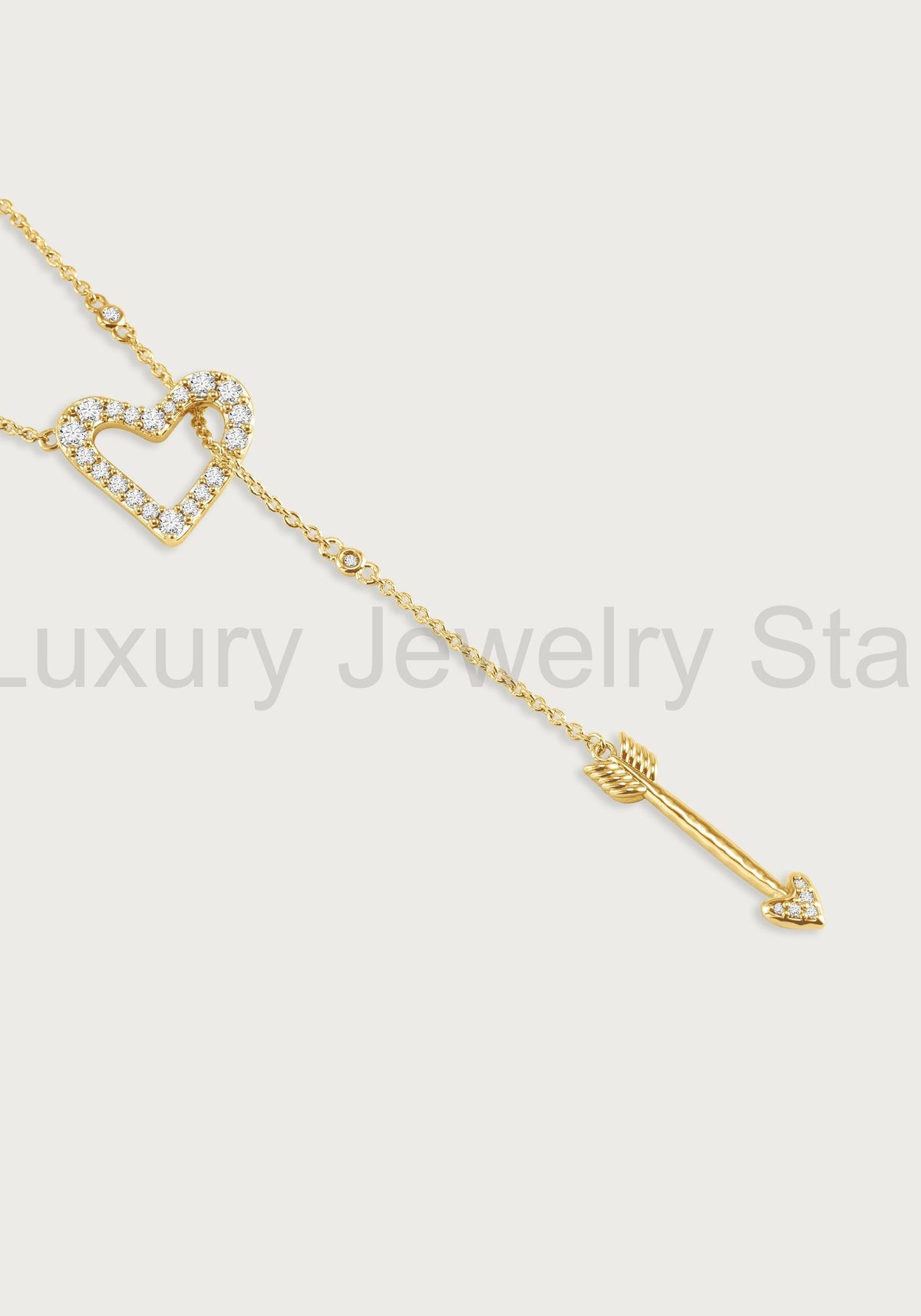 Heart Lariat Necklace - image 5