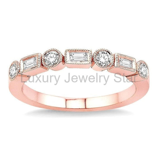Baguette Diamond Fashion Band - image 2