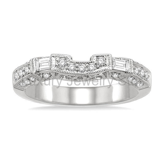 Diamond Wedding Band - image 2