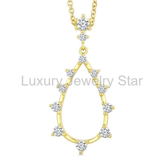 Drop Floating Diamond Fashion Pendant