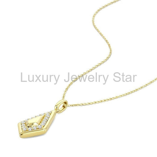 Kite Shape Diamond Fashion Pendant