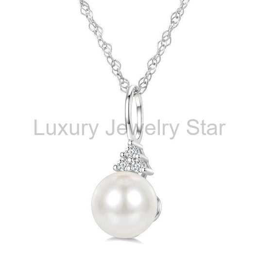Pearl & Diamond Fashion Pendant