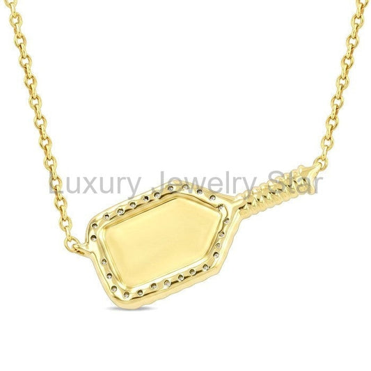 Pickleball Petite Diamond Fashion Pendant