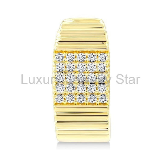 Pirouette Diamond Fashion Hoop Earrings - image 2