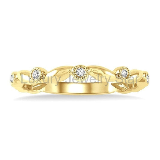 Stackable Diamond Fashion Band - image 2