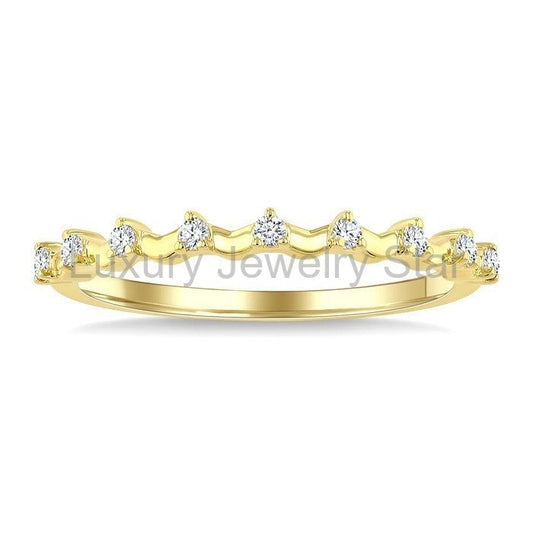 Stackable Diamond Fashion Band - image 2