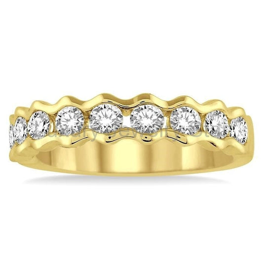 Stackable Diamond Wedding Band - image 2
