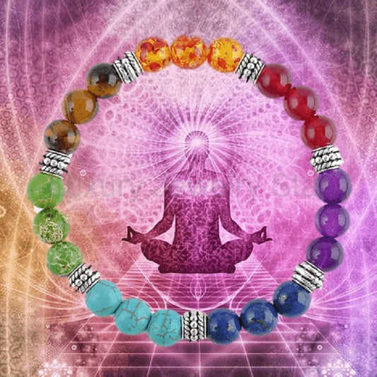 7 Chakra Healing Bracelet for Energy Balance - image 2