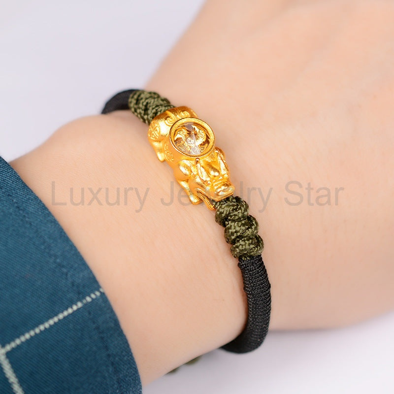 Pixiu with Moving Windmill Feng Shui Bracelet - image 5
