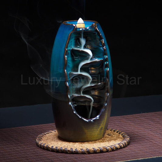 Waterfall Incense Burner for Relaxation and Cleansing - image 2