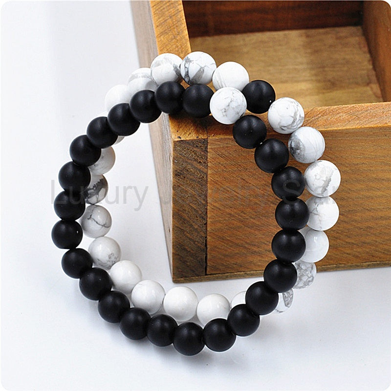 Yin and Yang Bead Bracelet Set - image 6