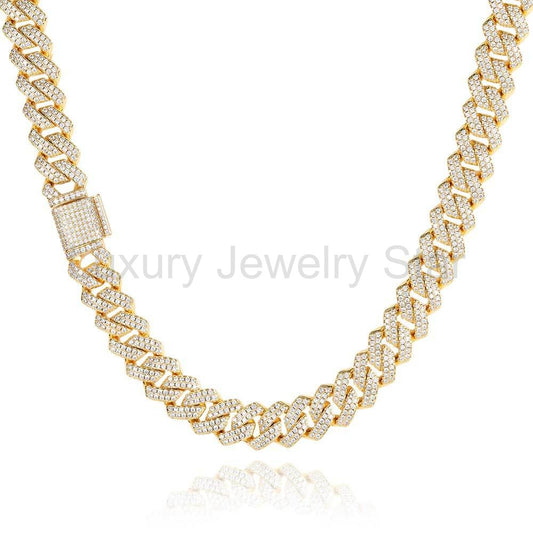Tennis Chain Zircon Hip Hop Men Necklace - image 2
