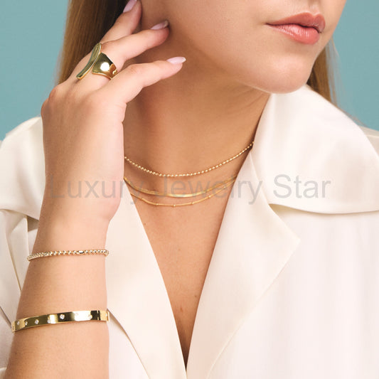 Maddie Gold Military Choker - image 2