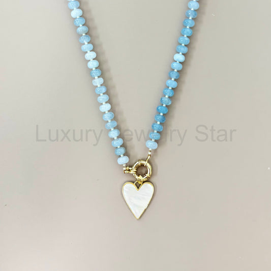 Pretty in Blue Pendant Necklace - image 2