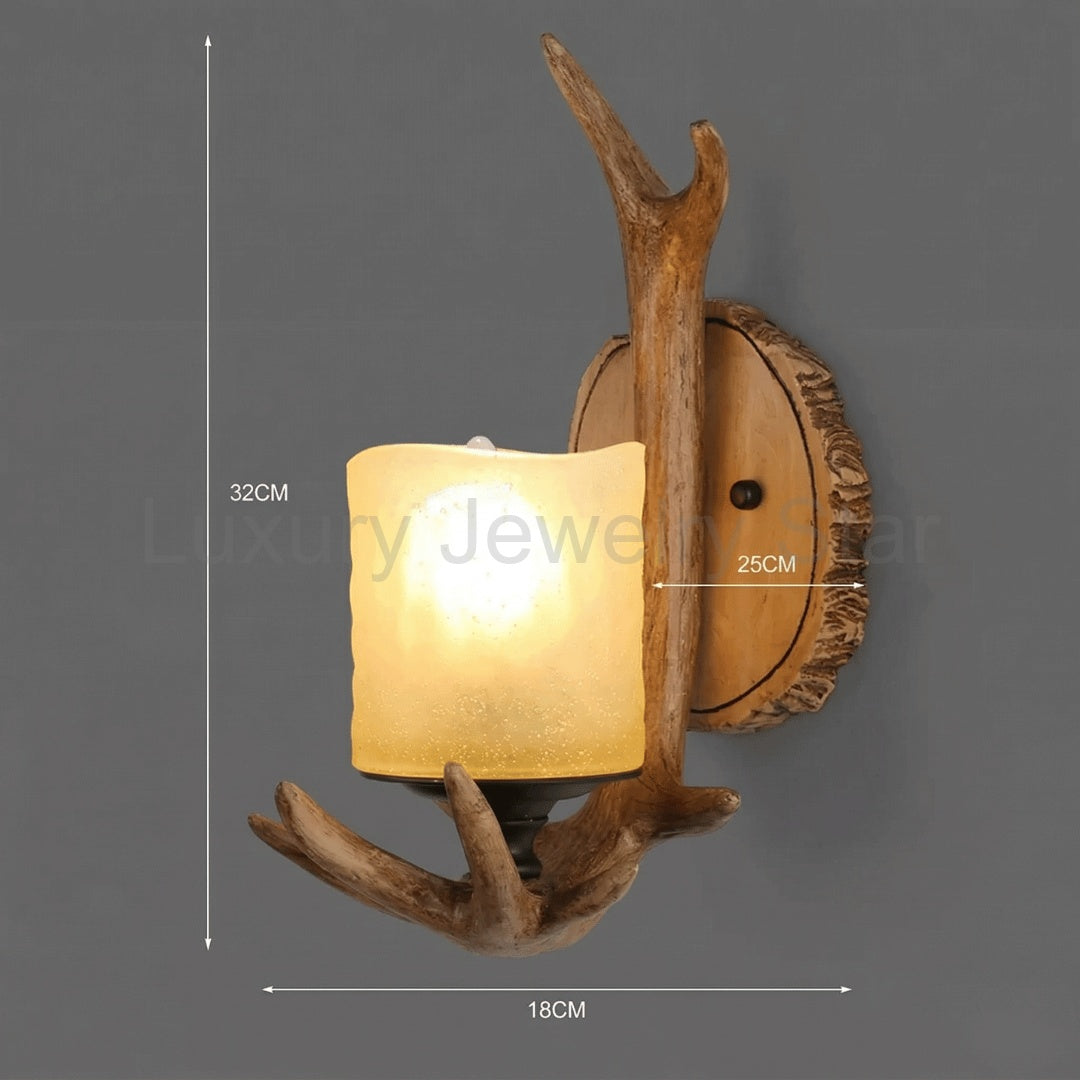 Resin Antler Wall Sconce - image 11