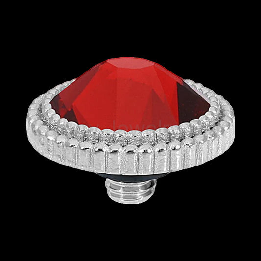 QUDO Flat Fabero Top Silver | Red & Orange Crystal Collection - image 2