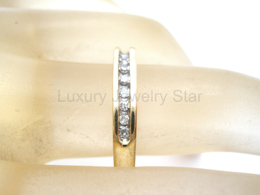 Diamond Anniversary Band Stackable Ring Size 8.5 - image 2