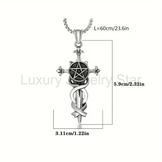 Pentagram Sword Stainless Steel - image 2
