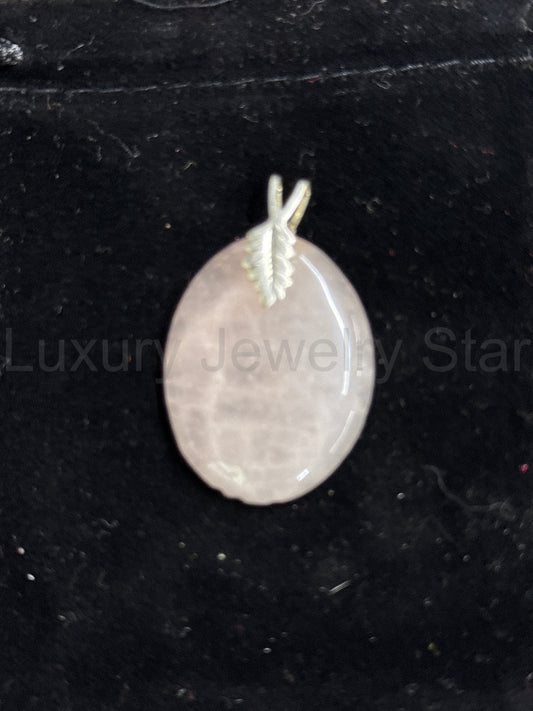 Rose Quartz Pendent - image 2