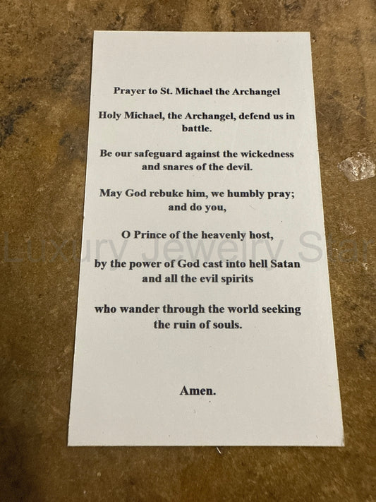 Saint Michael the Archangel Prayer Card - image 2