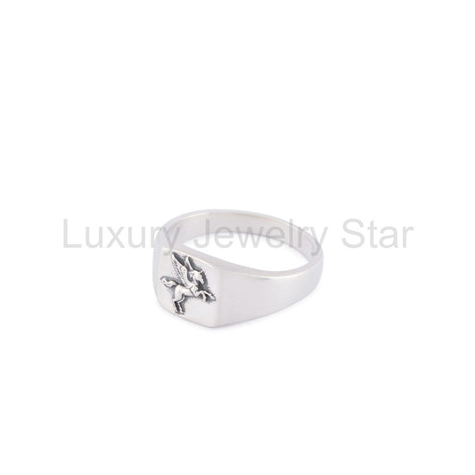 Silver Pegasus Ring - image 2