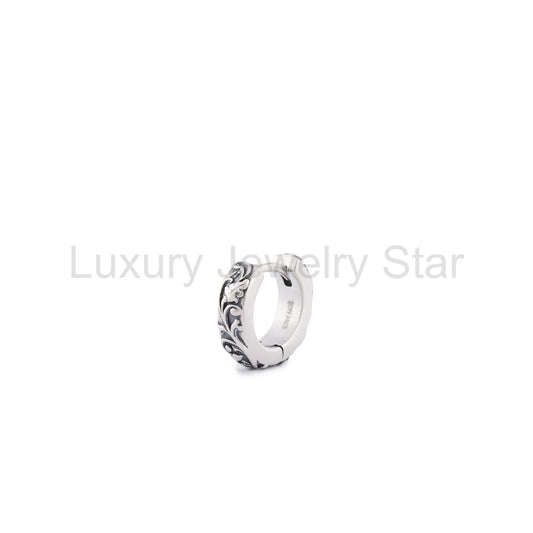Silver Pergola Hoop Earring - image 2