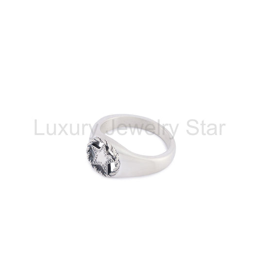 Silver Sheriff Ring - image 2