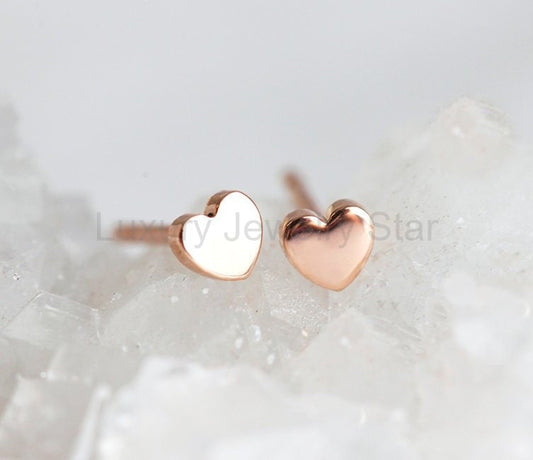 Gold Or Silver Heart Earrings Heart Shaped Earrings Heart - Ready to Ship-new - image 2