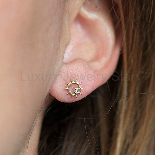 Isadora Sun Diamond Earrings - Ready to Ship-new - image 2