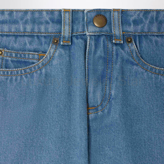 Bonpoint - Elvio blue denim bermuda shorts - image 2