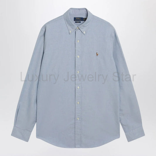 Polo Ralph Lauren - Light blue Oxford shirt Custom-fit - image 2
