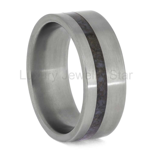Fossil Ring for Men with Crushed Dinosaur Bone - image 2