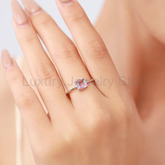 Watermelon Tourmaline Ring - image 2