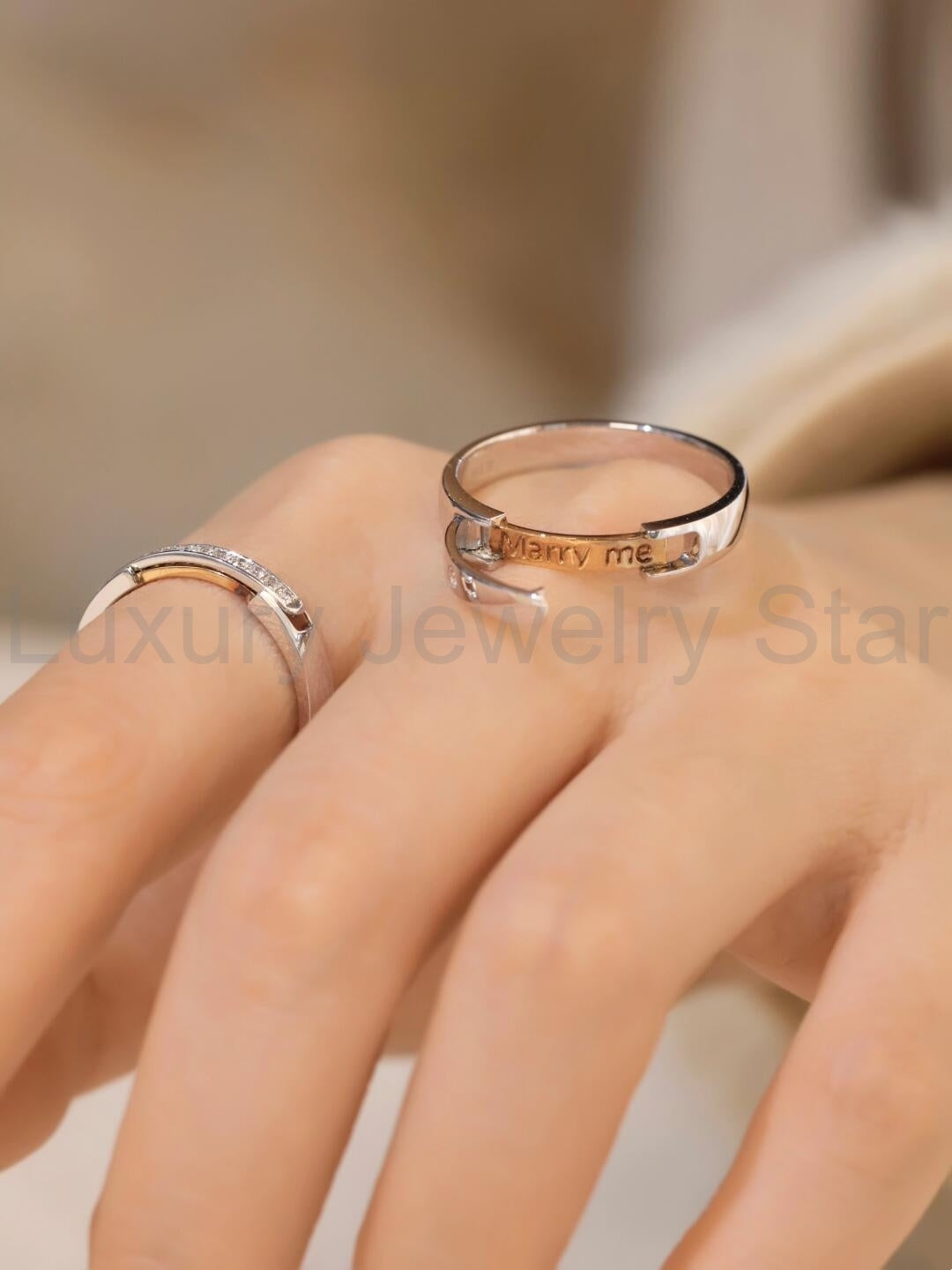 Purely customized couple rings - image 6