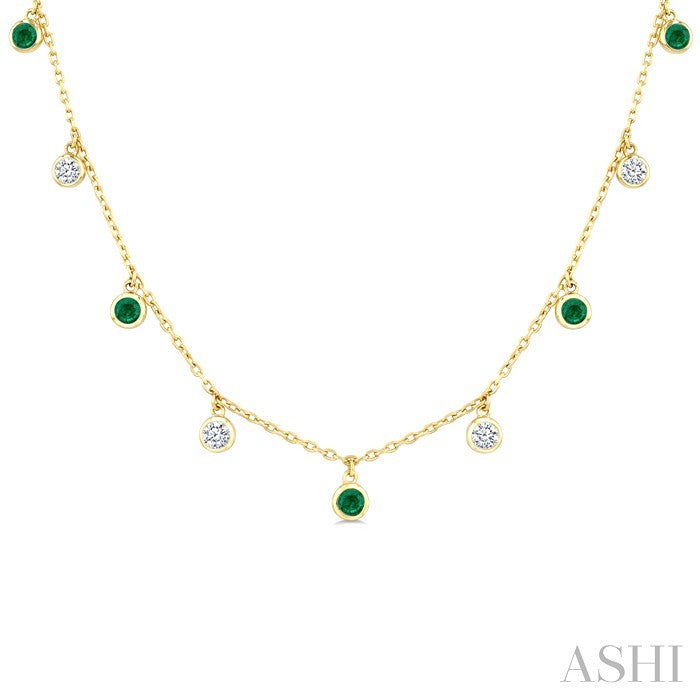 Diamond Station Necklace