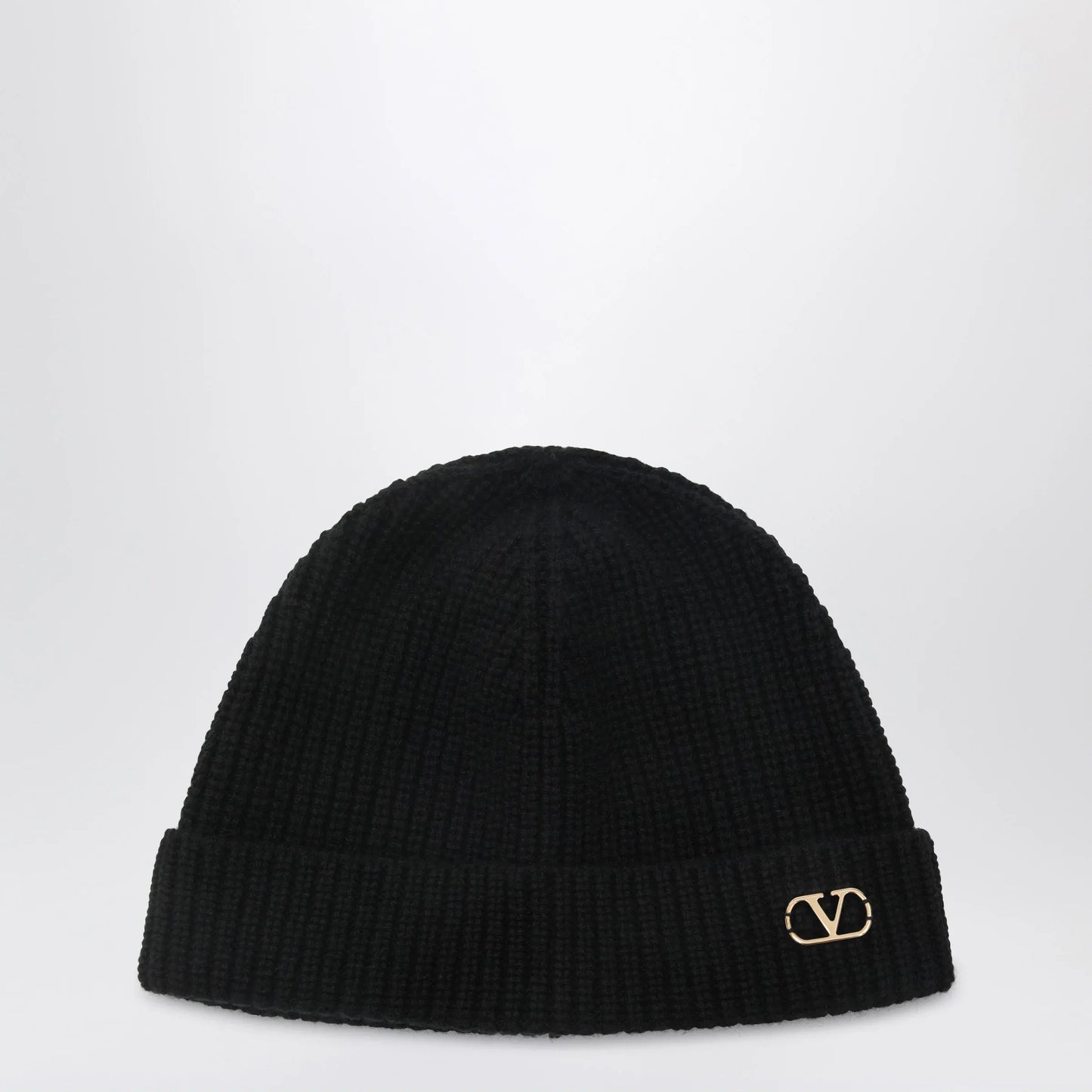 Valentino Garavani - Black Vlogo Signature cashmere beanie