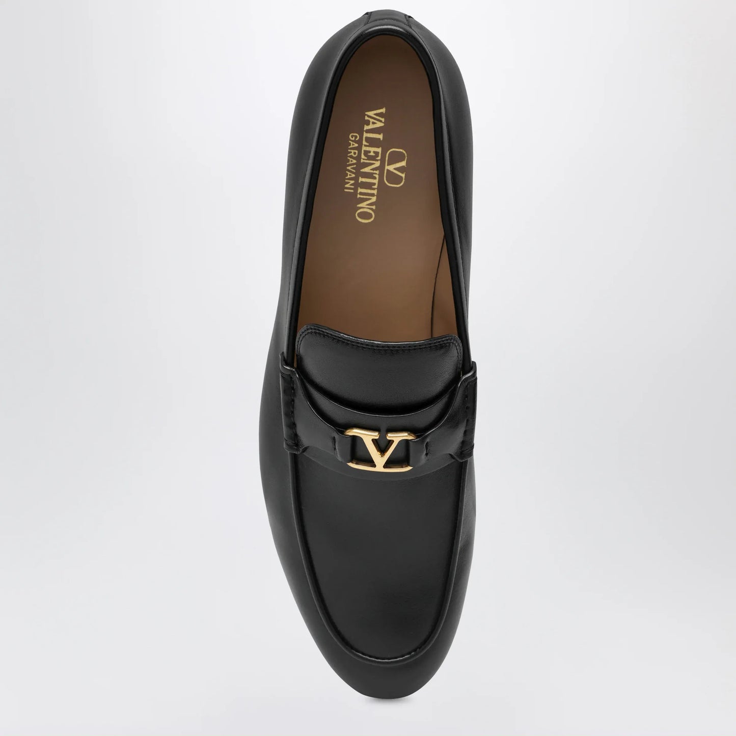 Valentino Garavani - Black VLogo Signature loafers in nappa leather