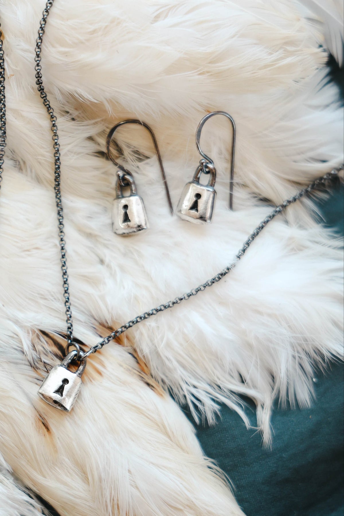 Padlock Earrings