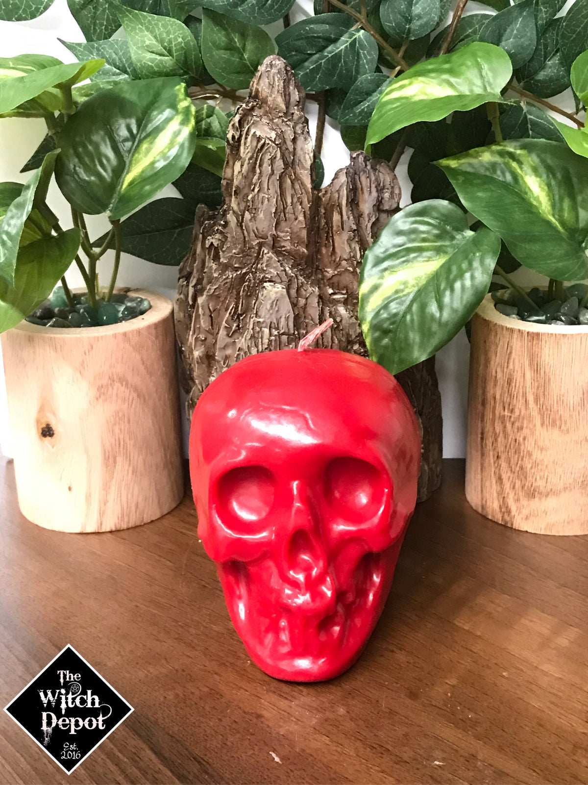 Medium Skull Candle