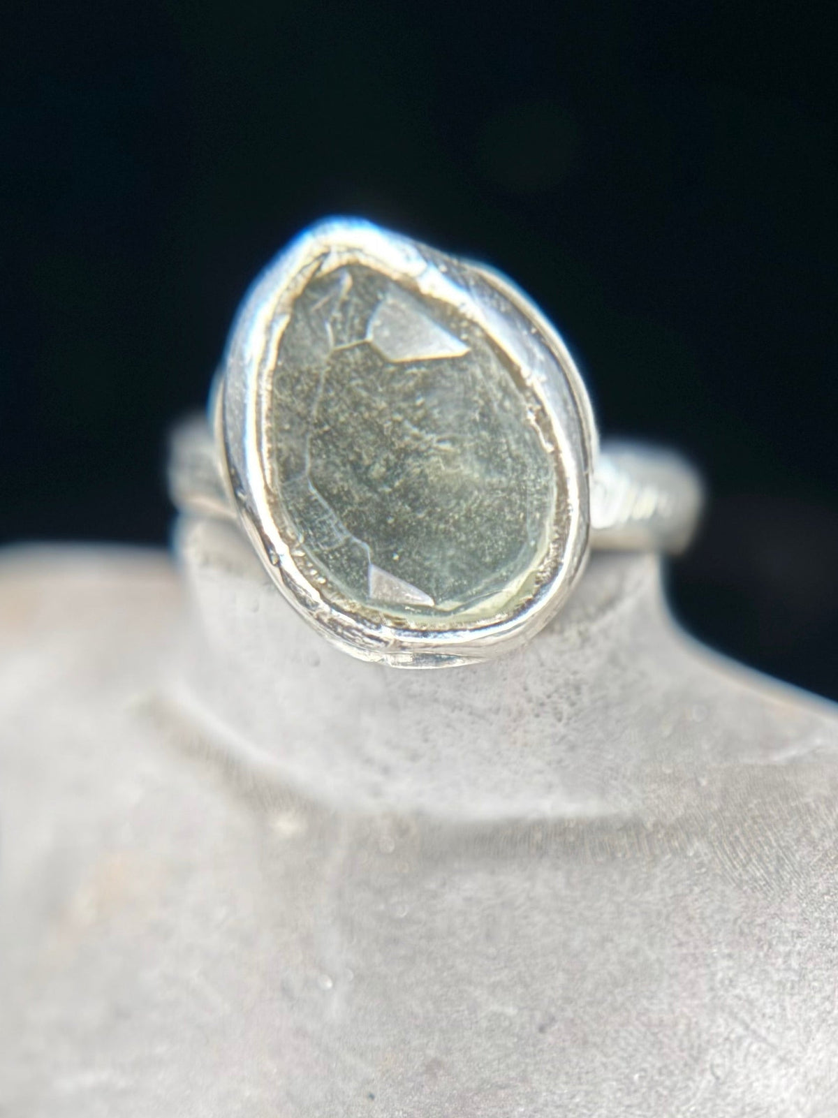 Loud Libyan Desert Glass Ring