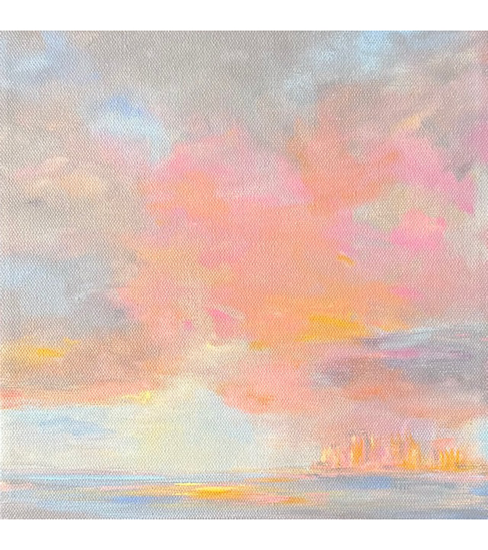 Golden Hour Waikiki 10" x 10" by Sibet Alspaugh