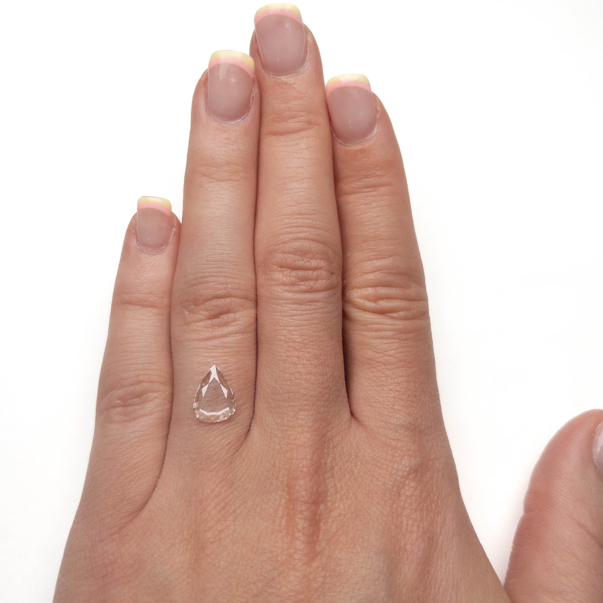 .75 Carat Clear Portrait Cut Pear Diamond